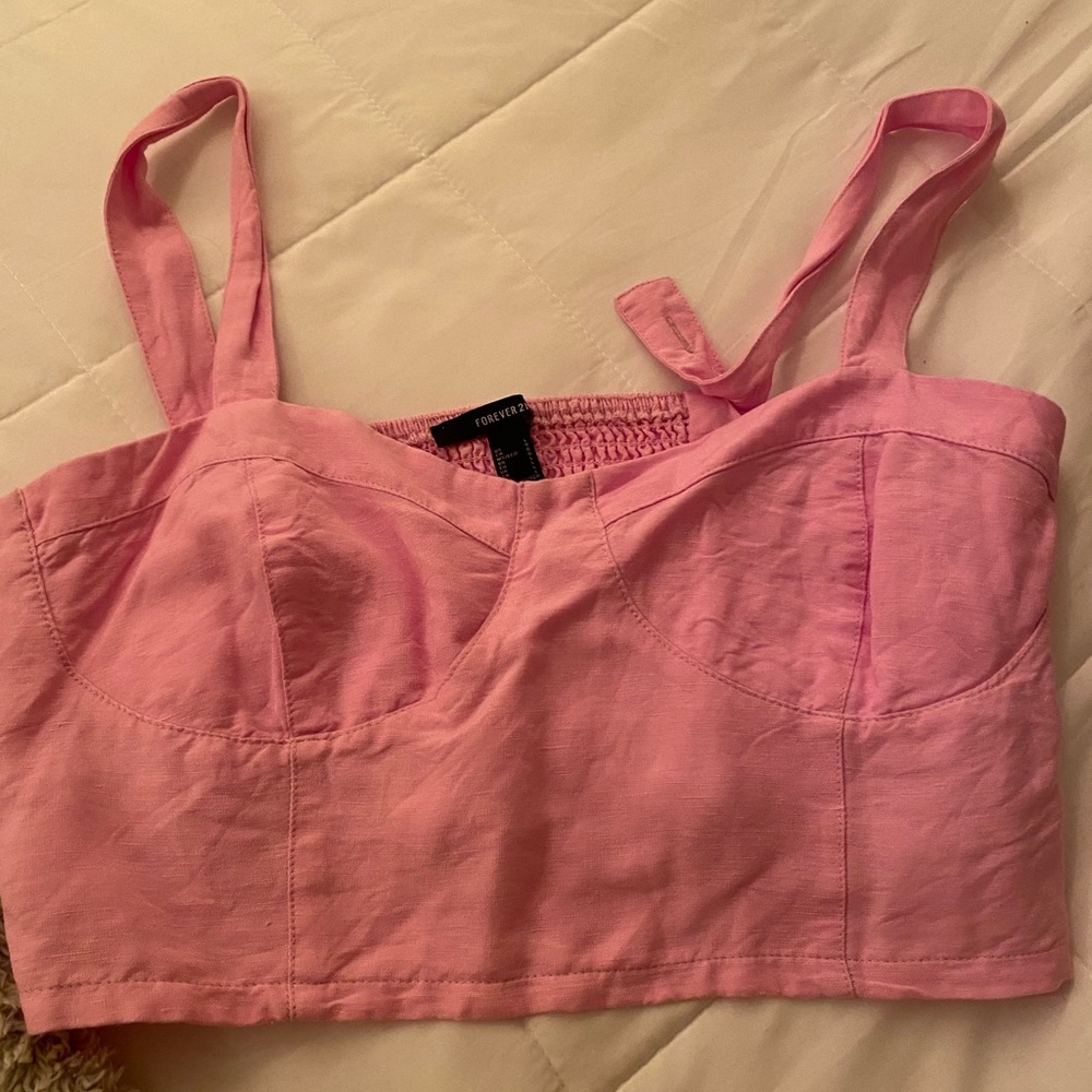 Forever 21 Bustier Crop Tank